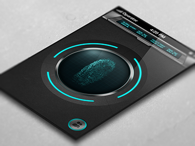 Power Boost Scanner app application dark fingerprint game grey interface ios iphone mobile scanner