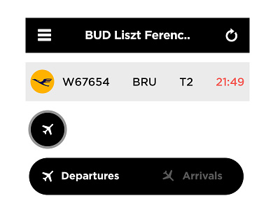 Flight App app clean flat flight iphone