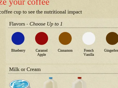 Flavors coffee website