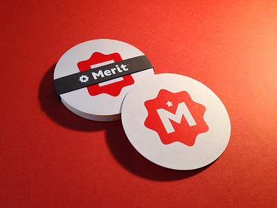 Merit Coaster Pack brand coaster identity logo logotype mark schwag