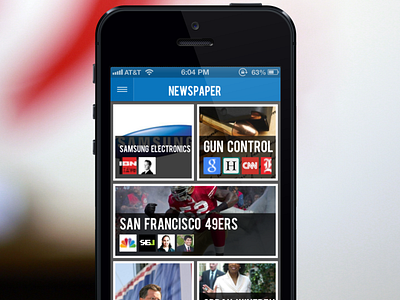 Newspaper view on Thirst ios iphone newspaper thirst ui ux