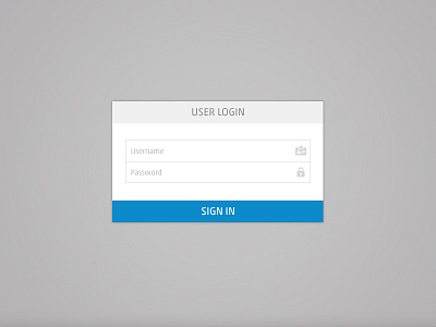 User Login akko form field login ui