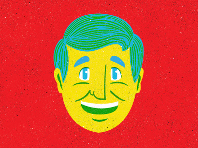Hello! englsh face greeting illustration international language