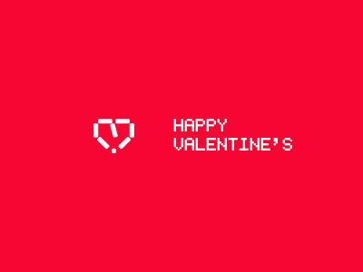 valentines bit animation beat bit brand couple day design fav februar gif gift graphic happy heart hot icon like love minimal pixel postcard prishtina red valentines white