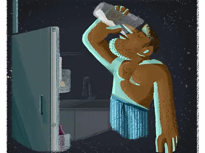 Got Milk? character character design illustration midnight milk sketch