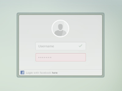 Login Form form login psd ui