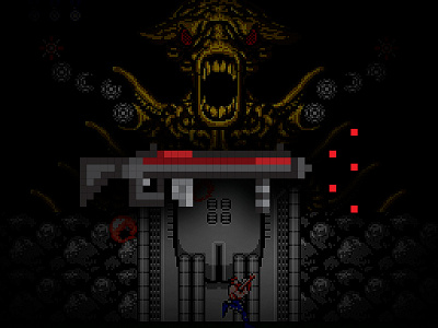 Contra: Spread Gun contra gun pixel rebound