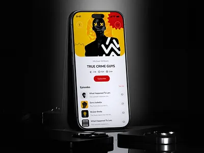 Podcast App Design: Where Form Meets Function android app app design application audio player design ios app mobile app mobile application mobile music app music music player playlist podcast product design song ui ui design uiux ux