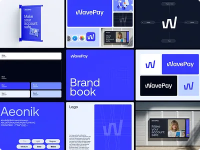 WavePay – Branding for Innovative Online Banking Service ai banking brand visual brandbook branding logo saas visual identity