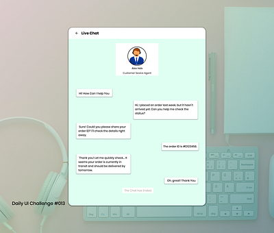 Direct Message | UI Design | Daily UI Challenge #013 chat chatbot customer service dailyui dailyui013 designchallenge dribbble livechat ui ui design