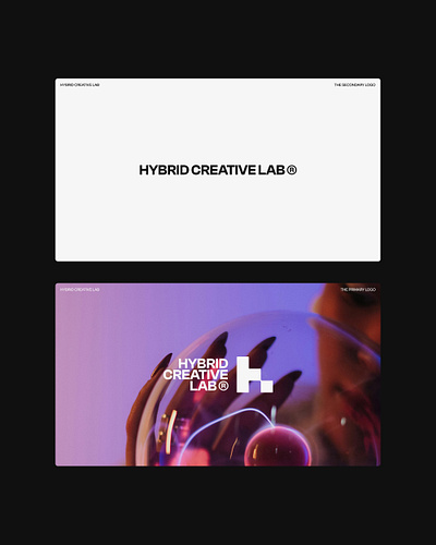 Hybrid Creative Lab clean creative design minimal portfolio simple typography web