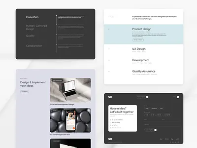 Agency Website | Projects, About, Expertise agency concept corporate inspiration ui ux
