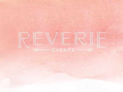 Reverie Launched! logo logotype typography wedding