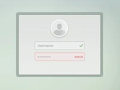 Login form design form login psd ui ux