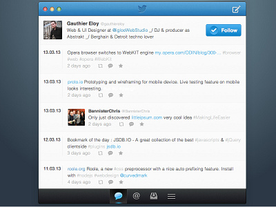 Twitter app design design favorite follow app gui interface ios mac mac os message osx retweet sketch sketch app sketchapp tweet twitter ui ux