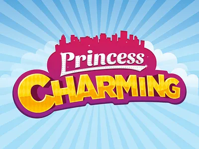 Princess Charming - Logo app charming game logo princess