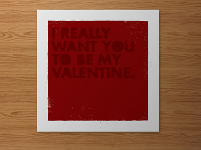 Valentine red valentine