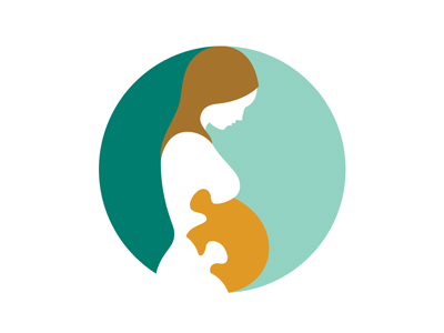 Friday925 icon illustration illustrator logo pregnancy puzzle