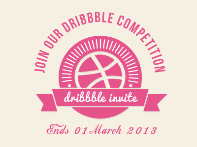 Win your invite for Dribbble competition contest dribbble invite