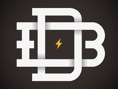 Monogram b branding d db letters monogram typography