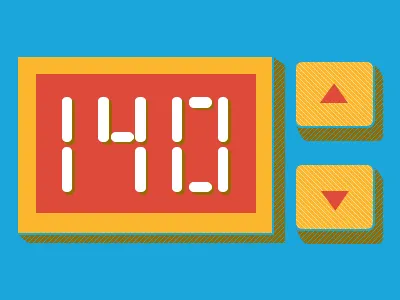 Skeuoflatness buttons design