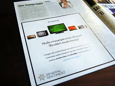 General Sentiment Variety Print Ad advertisement advertising print print ad