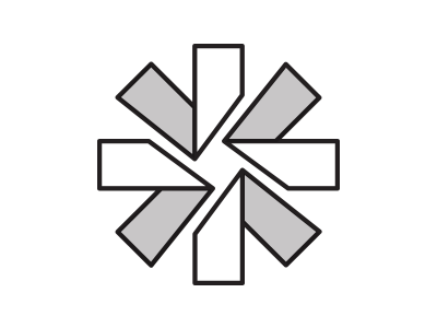 Gear asterisk greyscale icon simple