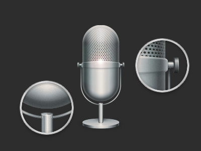 Microphone illustration microphone old photoshop tutorial