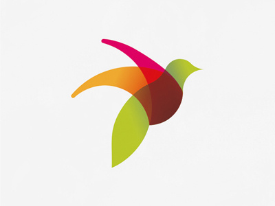 Home care bird care colorful home logo logotipo logotype services