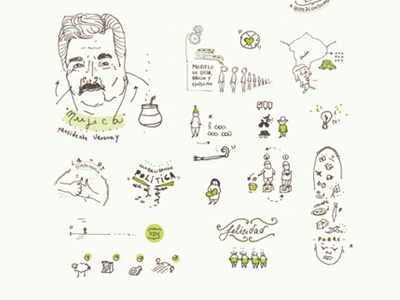 How the world is doing by Mujica editorial illustration infographics la nube mag mujica politics