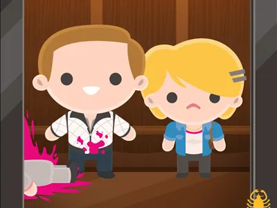A Real Hero: Drive blood cute drive film gosling illustration kawaii ryan gosling
