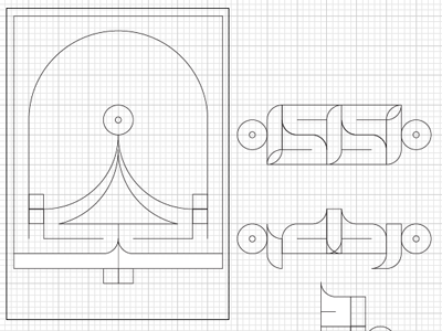 Another book cover WIP arabic calligraphy cover design geometry title