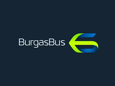 Burgasbus entry with typo burgas bus design logo logotype trasport typography