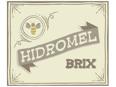 Hidromelbrix bee cirobicudo hidromel illustrations logo mead