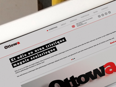 Ottowa - Responsive, Minimal, Professional agency art business company corporate creative css3 design dropdown fashion html5 layout minimal modern multipurpose portfolio professional psd layout psd webdesign responsive retina ready site layout slider software template themeforest web project webdesign website wordpress