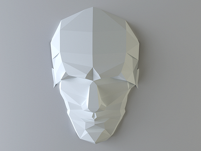 Origami Face 3d