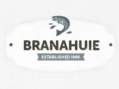 .net build off village websites beige blue fish logo sign texture vintage