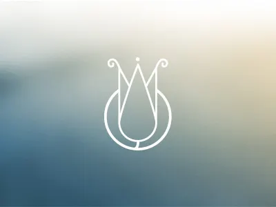 Ainamaty Flower Logo band flower gradient logo picto round sharp smooth sweet trip hop