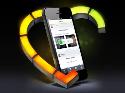 Brand Love iOS App app design illustrator ios iphone visual