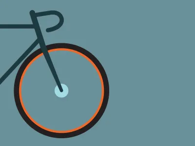 Front Wheel bike front handlebar illustration road bike strokes wheel