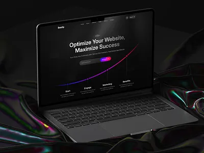 SEO Digital Marketing Agency Website agency dark theme digital marketing landing page lead capture marketing ridoy rock seo template ui ux web web design