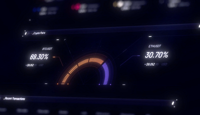 Pairs - 🔊 ON chart crypto crypto chart fui futuristic ui pie chart