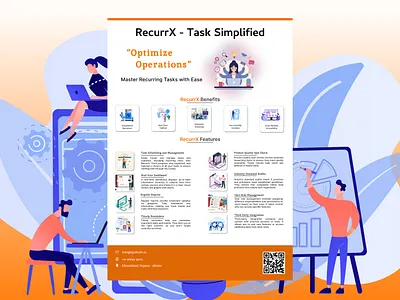 RecurrX Product Social Media Post branding creative creativity graphic design ui