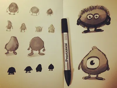 First conceptsketches animation character paper sketch