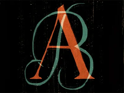 Monogram letters monogram type typography