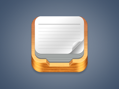 Docs icon doc files icon ios wood