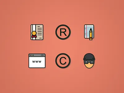 Iconos Color ai android icon icons illustrator intellectual property ios ui web