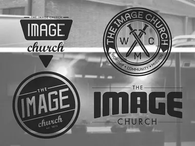 The Image Church Branding branding flat identity logo