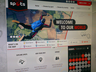 xtremespots.com homepage extreme sports