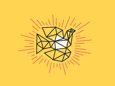 Bird illustration polygons